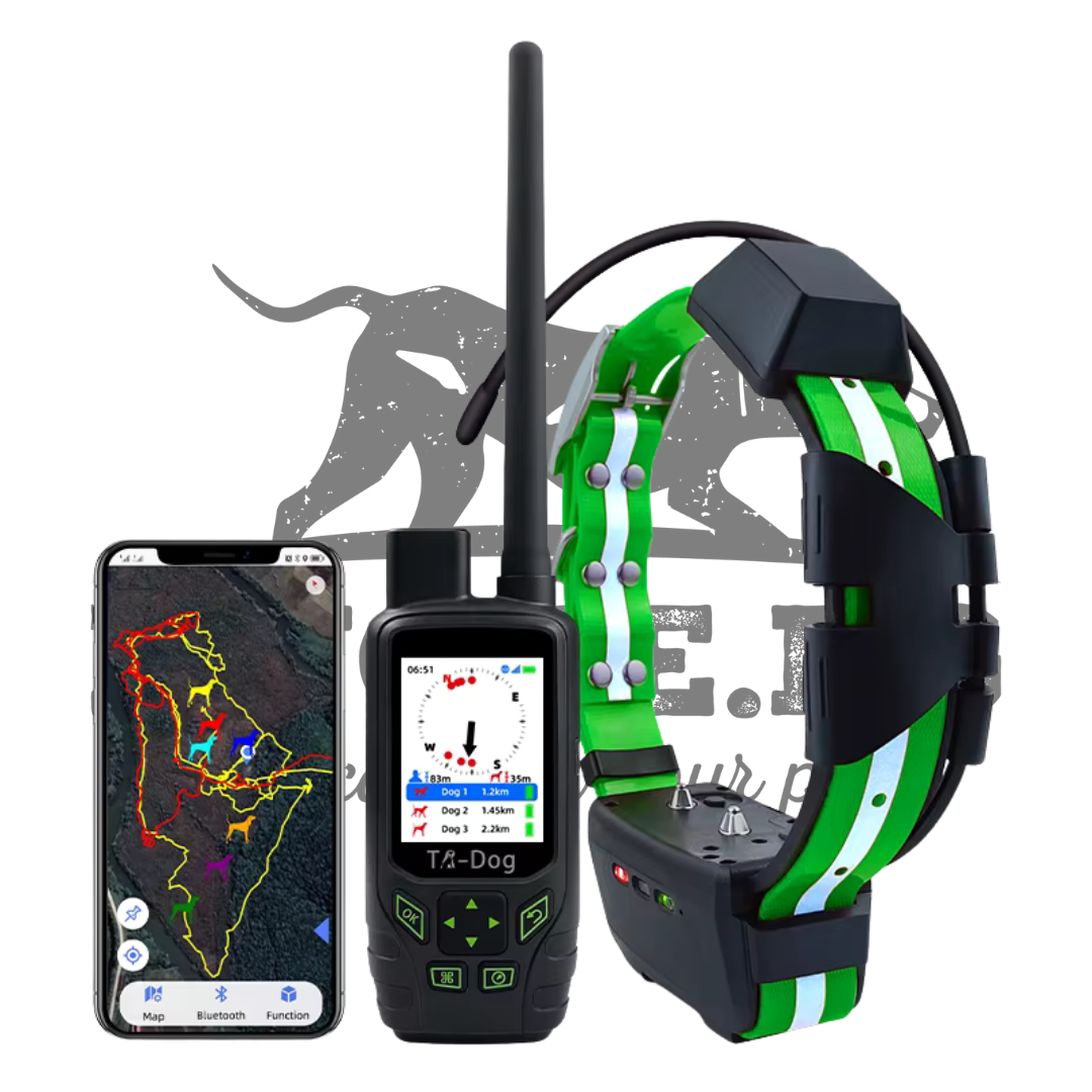 GPS устройство TR-DOG HYBRID HOUNDMATE 100/R50 за ловни кучета с модул за проследяване и обучение.